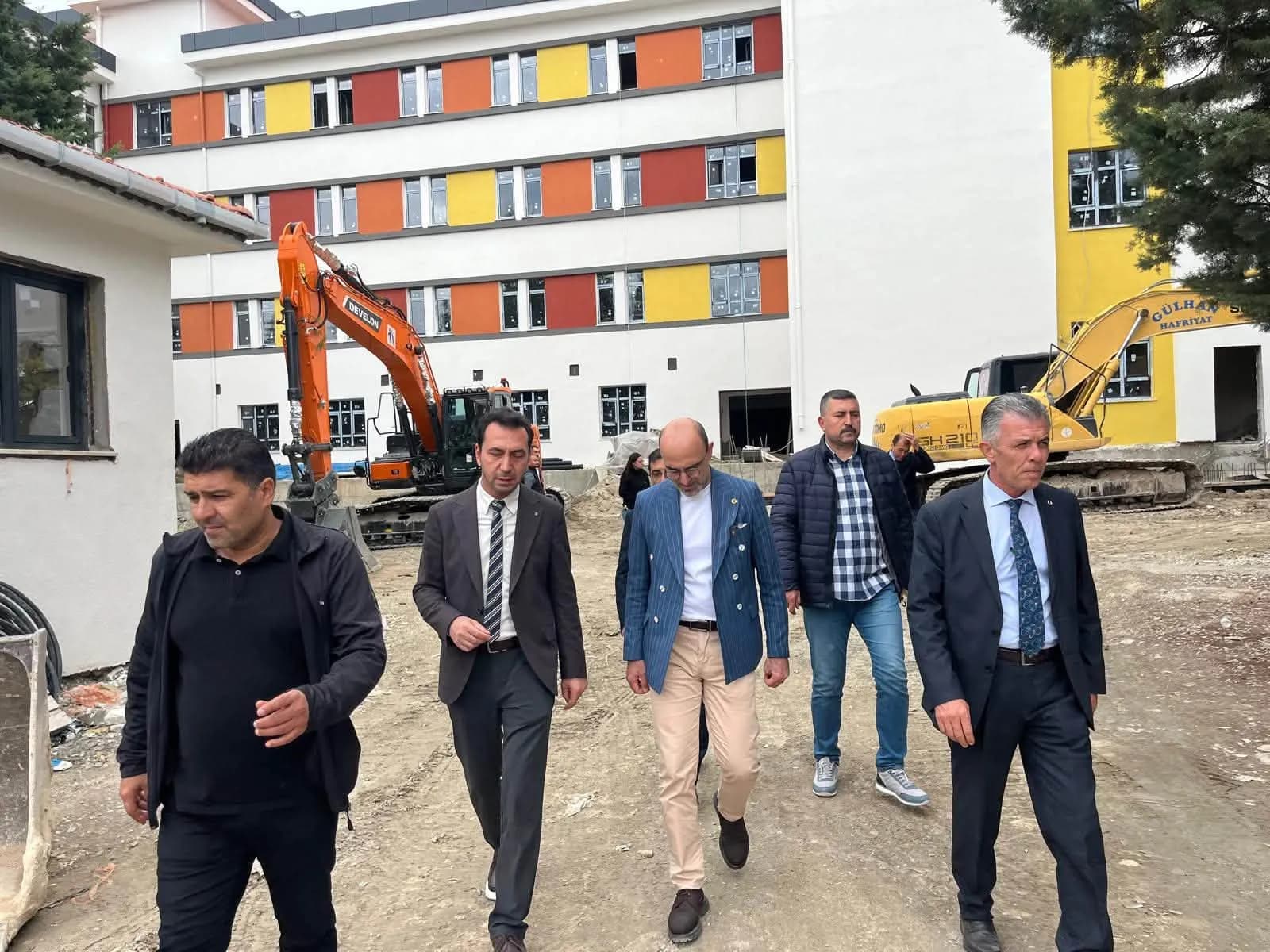 44 DERSLİK VE 200 KİŞİLİK PANSİYON YATIRIMINI YERİNDE İNCELEDİ !