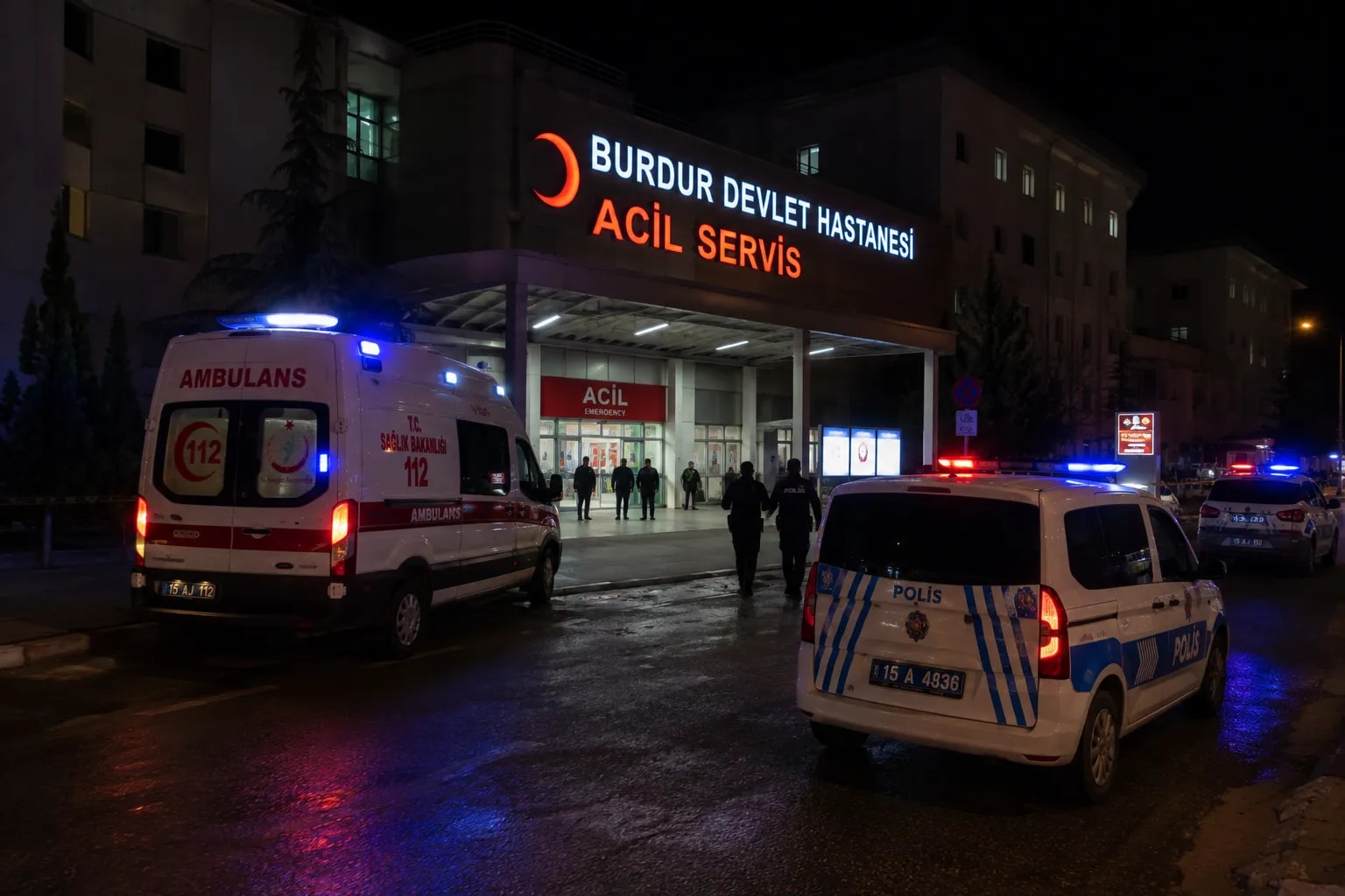 Burdur’da Gece Saatlerinde Dikkat Çeken Olay: Mezarlık Yanında Yaralı Bulundu.