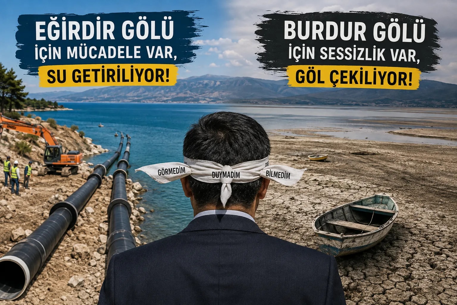 Eğirdir’e Su Geliyor, Burdur Gölü İçin Sözler Nerede Kaldı?
