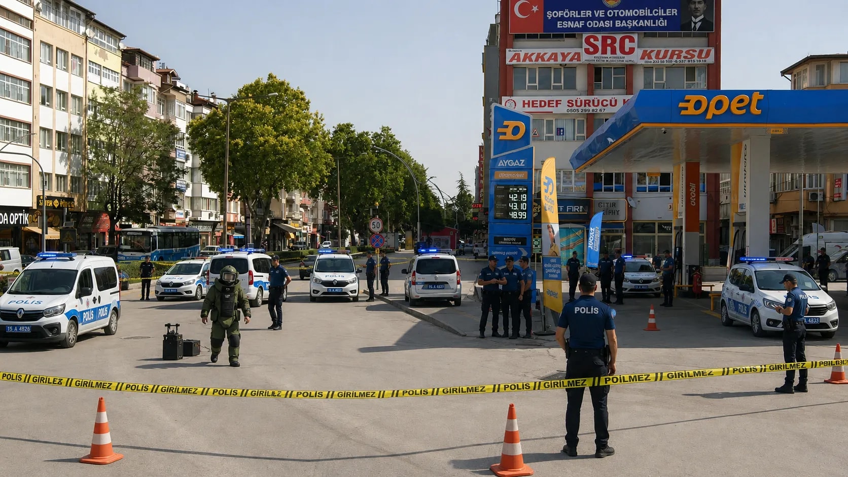 Burdur Köprübaşı’nda Şüpheli Çanta Alarmı! Bomba İmha Uzmanı Fünye ile Patlattı