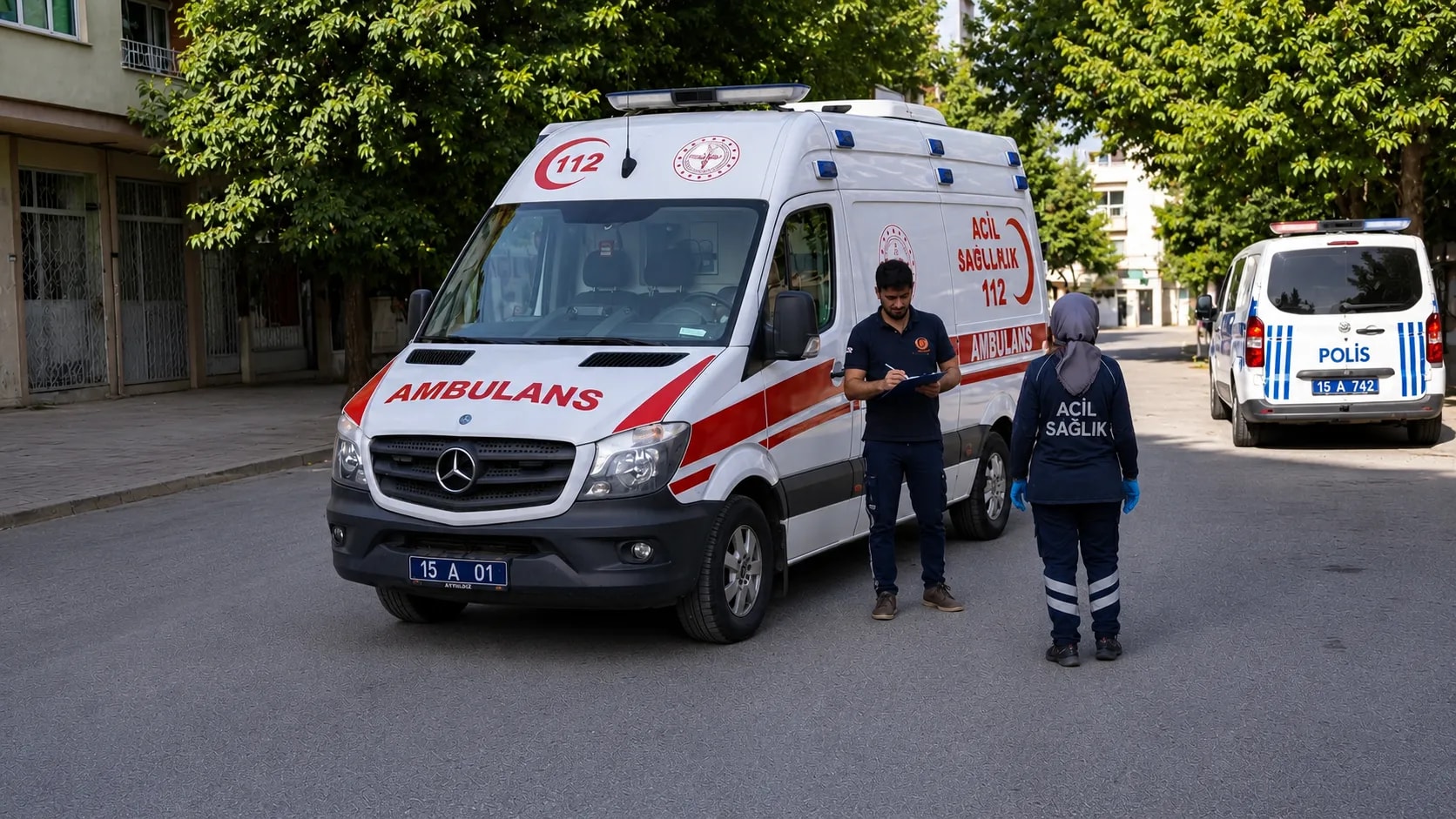 112’yi Arayıp Yardım İstedi! Burdur’da Ekipler Seferber Oldu.