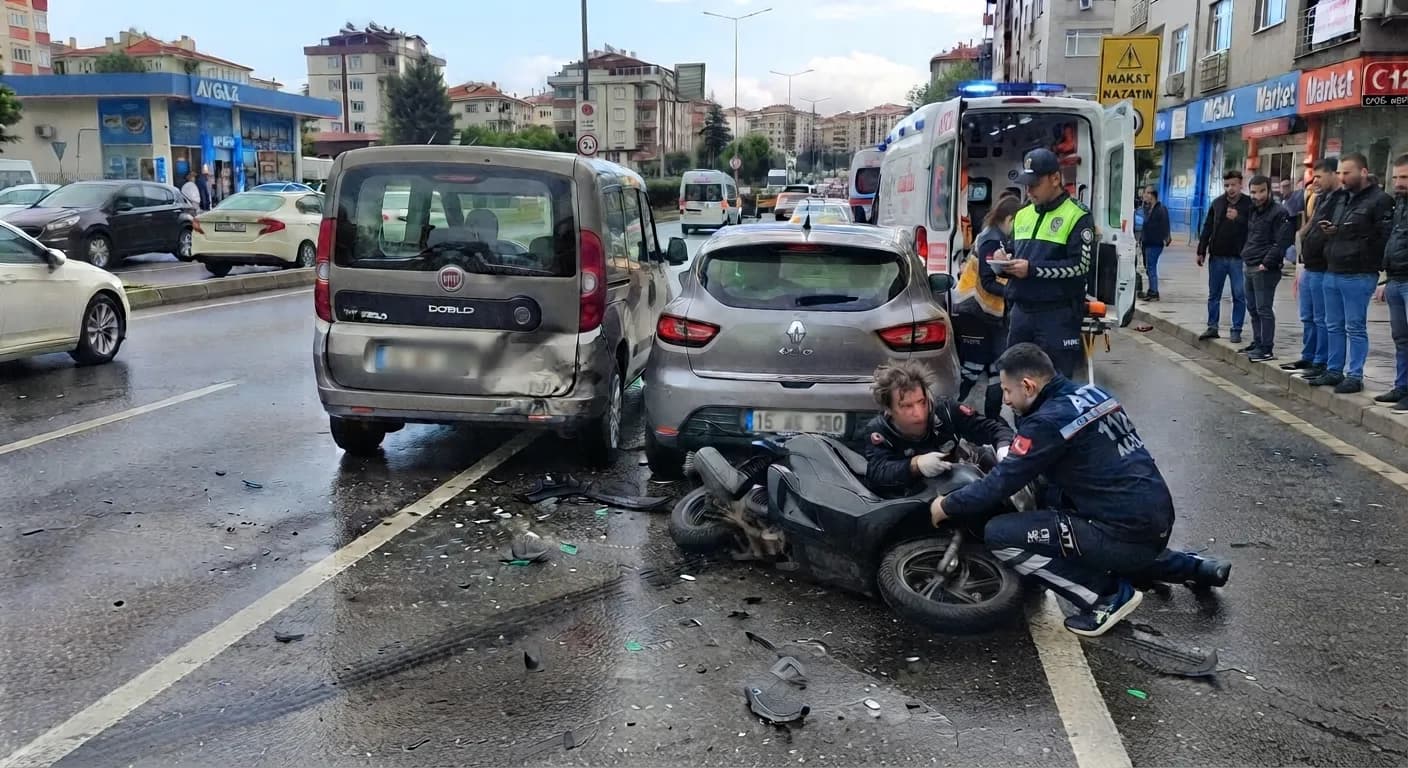 Yine otosiklet Kazası:Artık Önlem Zamanı.