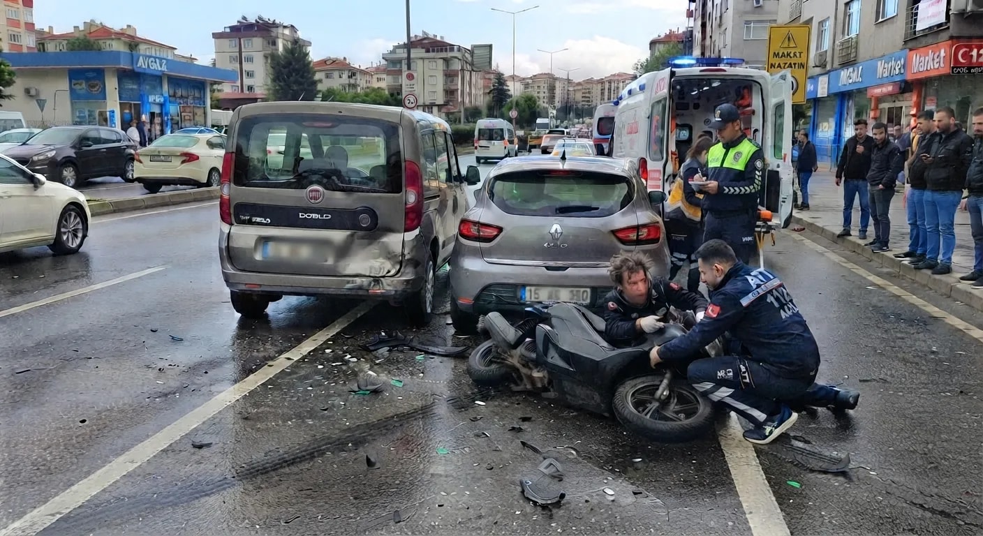 Yine otosiklet Kazası:Artık Önlem Zamanı.