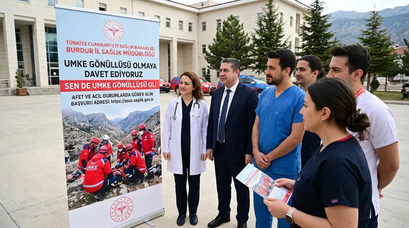 Burdur’da Sağlık Çalışanlarına UMKE Çağrısı: “Sen de Gönüllü Ol !”