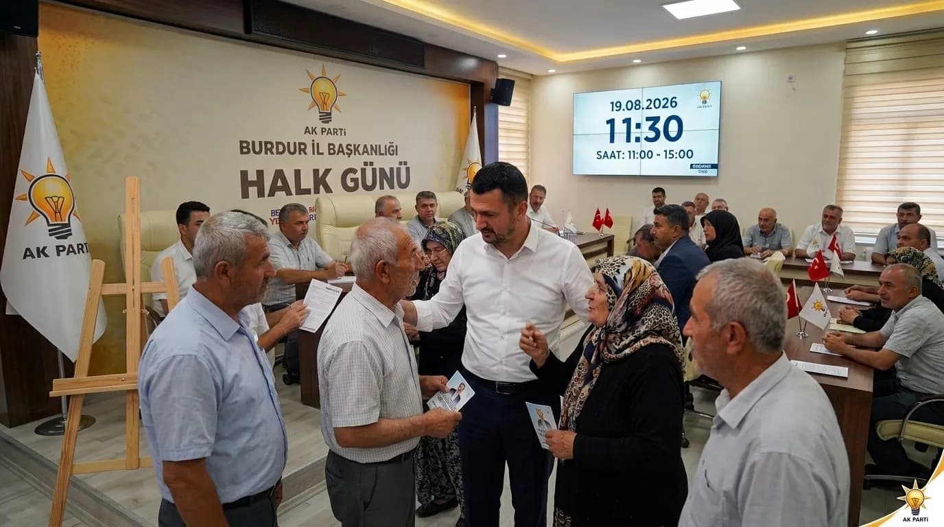 AK Parti Burdur Milletvekili Mustafa Oğuz’dan Halk Günü Buluşması