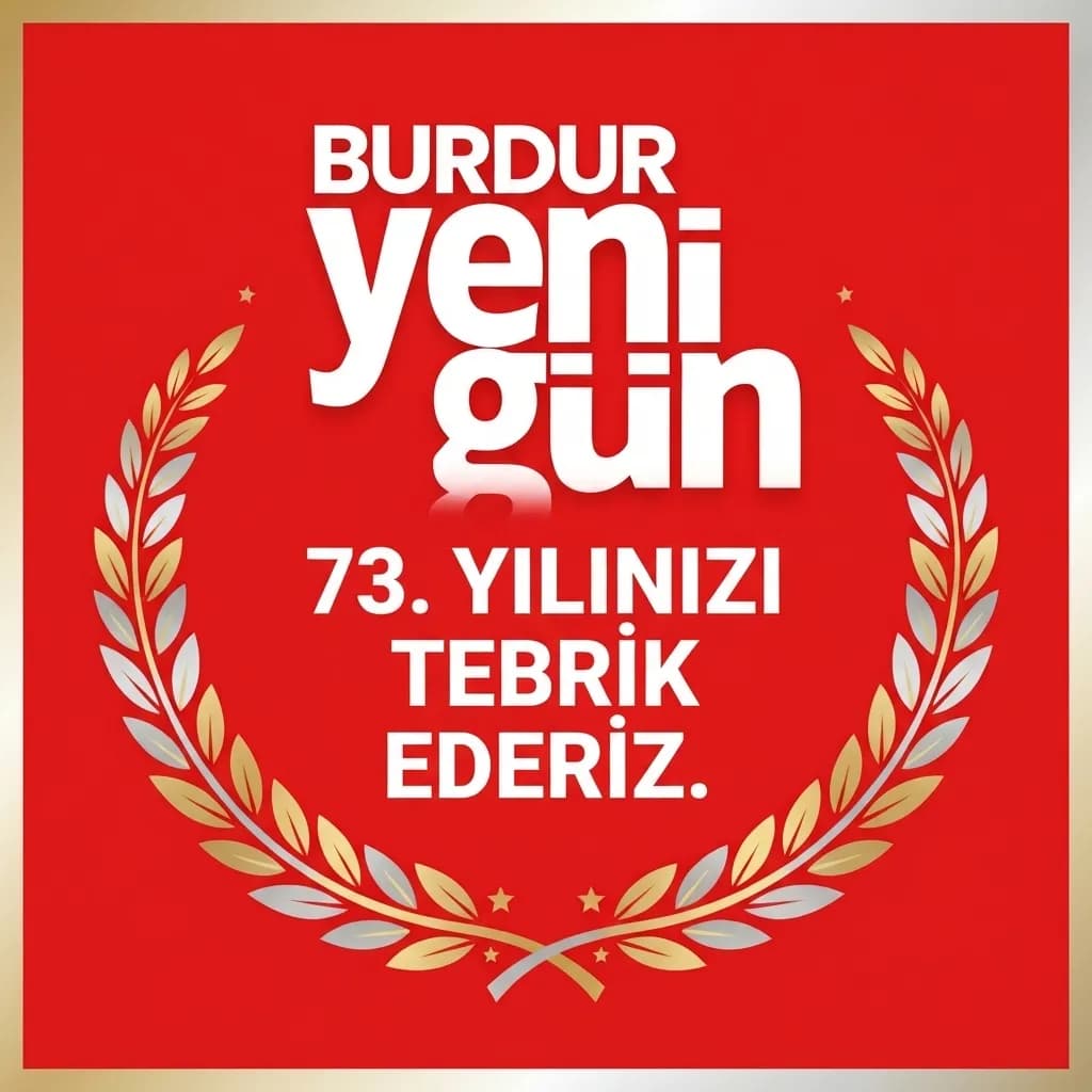 Burdur basınının köklü çınarı Yeni Gün, 73. yayın yılına merhaba dedi.