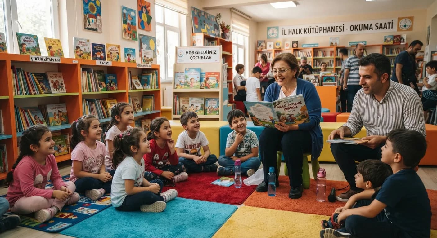 BURDUR’DA MİNİK OKURLAR İÇİN KİTAP ŞÖLENİ: YAZARLARLA BULUŞTULAR