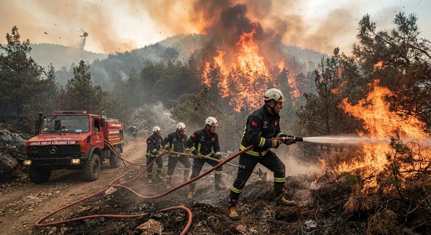Bucak’ta Orman Yangını! Kavacık’ta Ekipler Seferber Oldu.