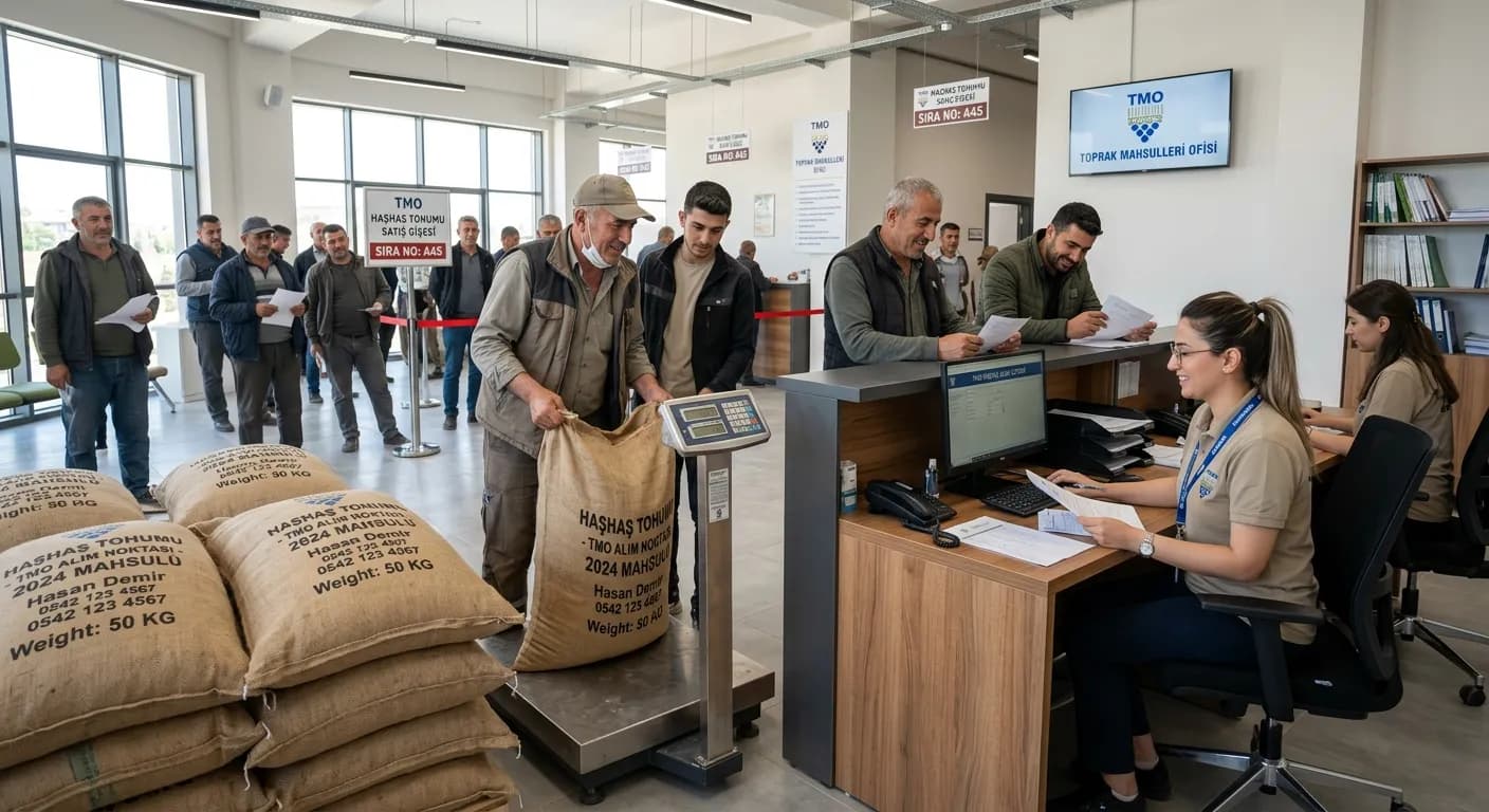 TMO’dan Haşhaş Üreticilerine Yeni Dönem , Bu yıl ilk olacak.
