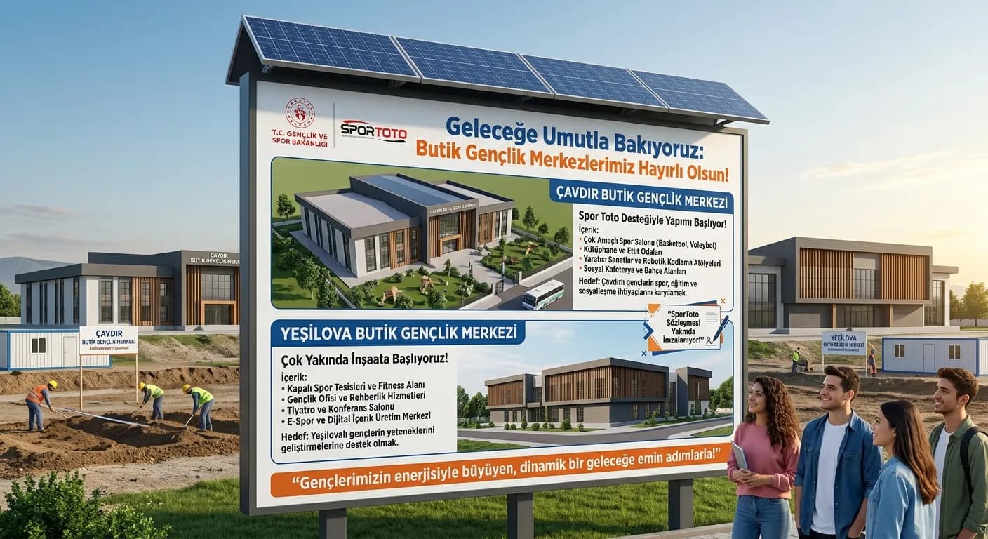 Çavdır ve Yeşilova’ya Butik Gençlik Merkezi Müjdesi! Projeler Kabul Edildi.
